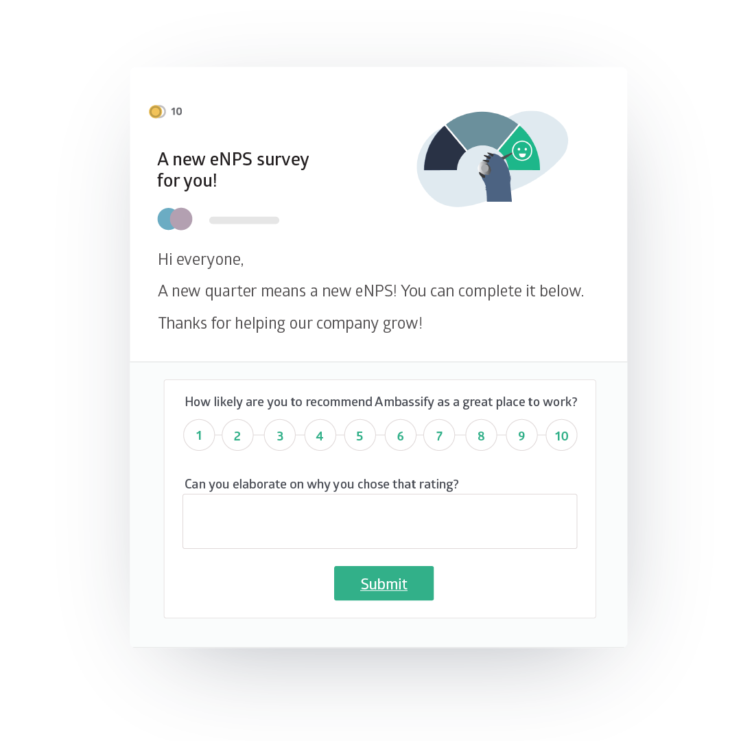 eNPS score campaign
