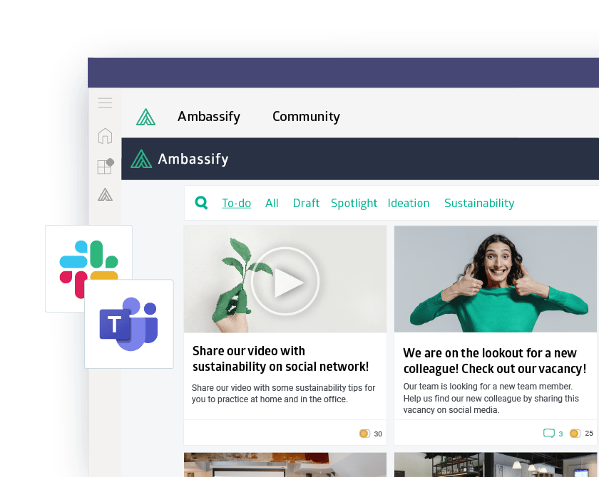 Push notification on Slack or Microsoft Teams