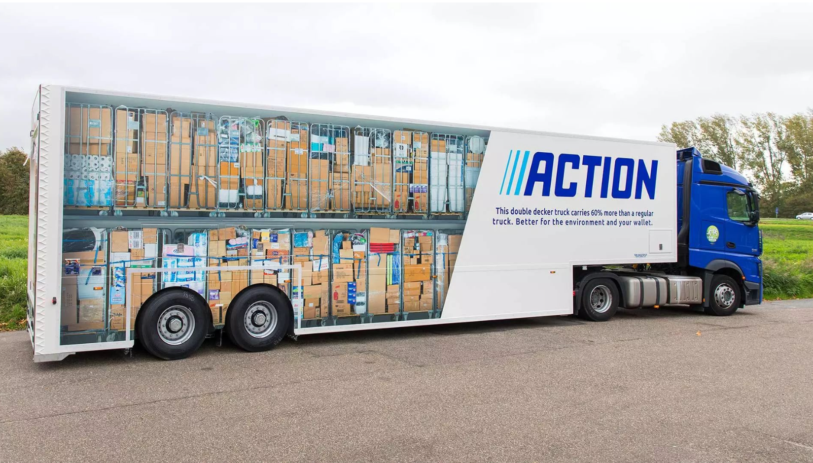 Action brand communication about their sustainable engagement